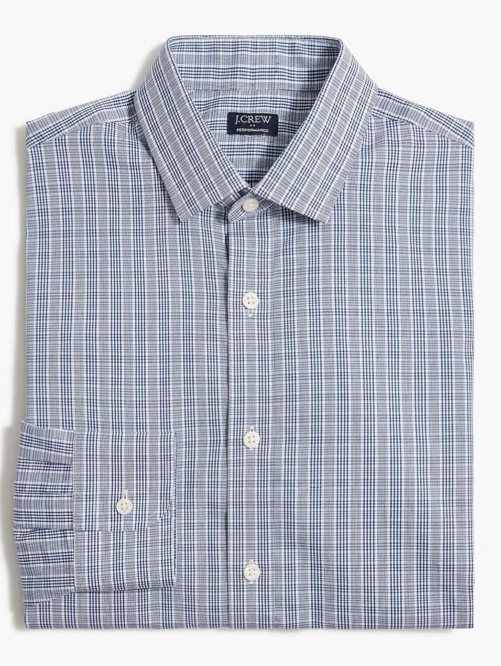 J Crew Plaid Performance dress shirt NWT L